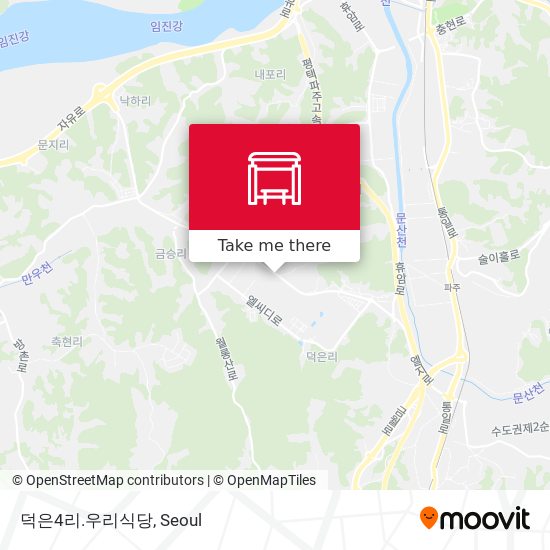 덕은4리.우리식당 map