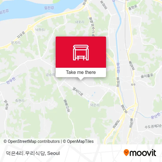 덕은4리.우리식당 map