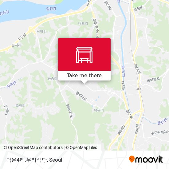덕은4리.우리식당 map