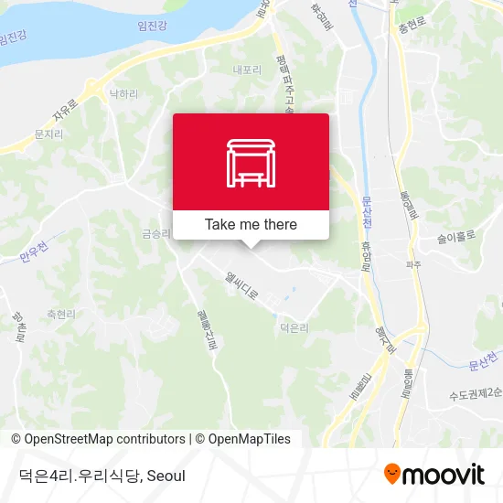 덕은4리.우리식당 map