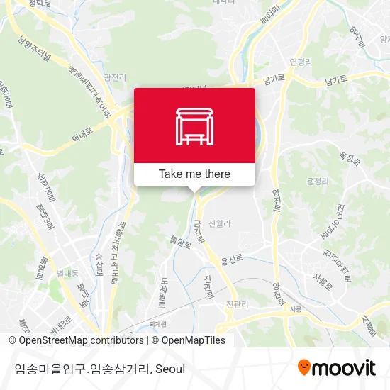 임송마을입구.임송삼거리 map