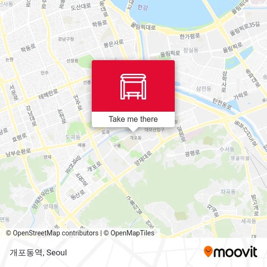개포동역 map
