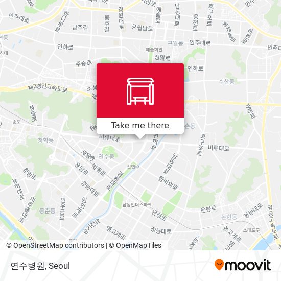 연수병원 map