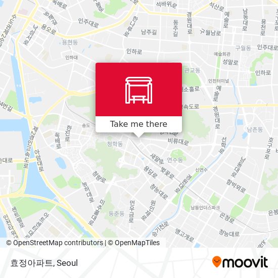 효정아파트 map