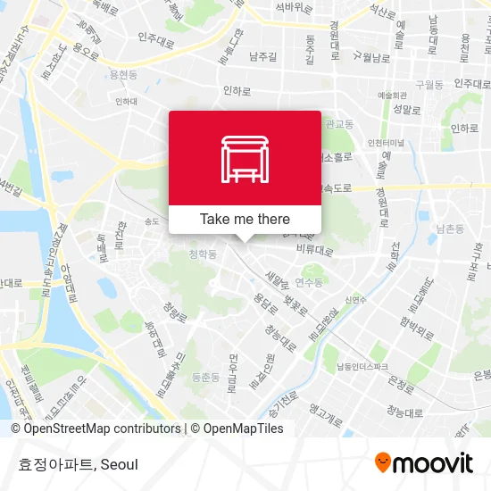 효정아파트 map