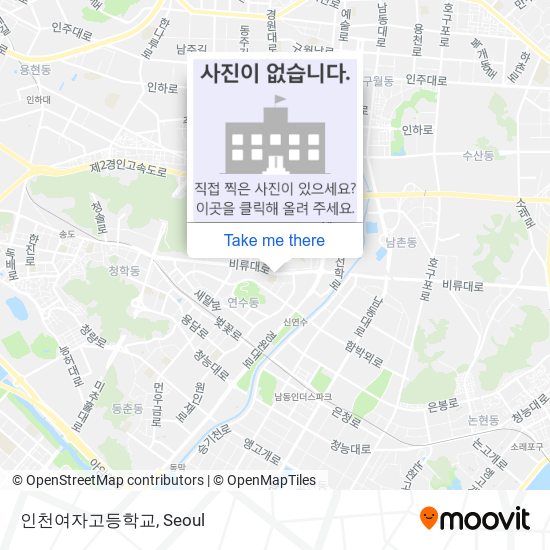 인천여자고등학교 map