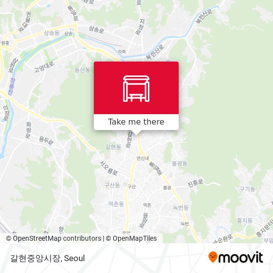 갈현중앙시장 map