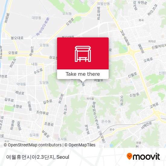 여월휴먼시아2.3단지 map
