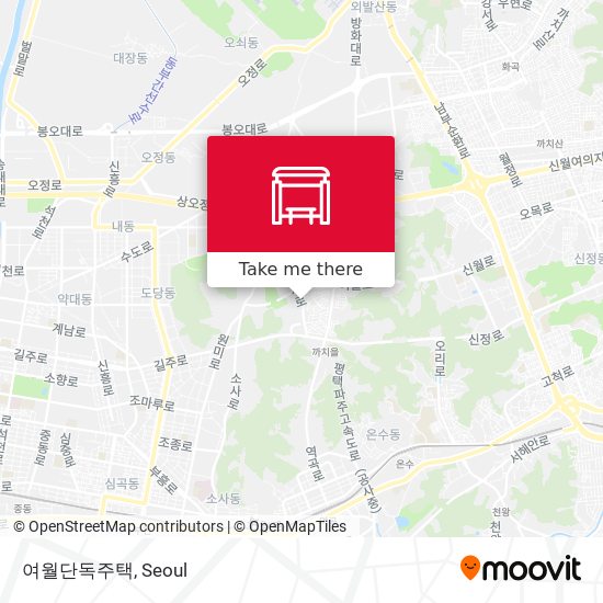 여월단독주택 map