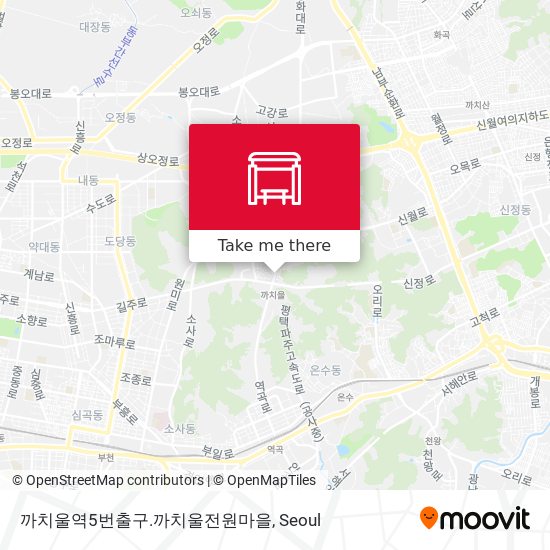 까치울역5번출구.까치울전원마을 map
