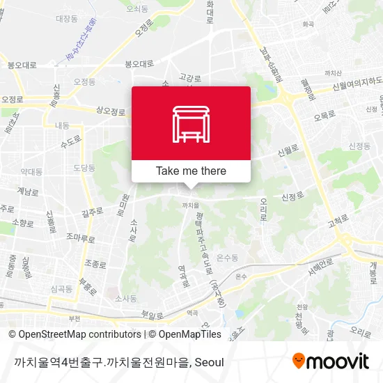 까치울역4번출구.까치울전원마을 map
