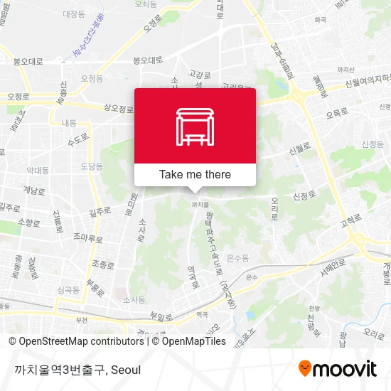 까치울역3번출구 map