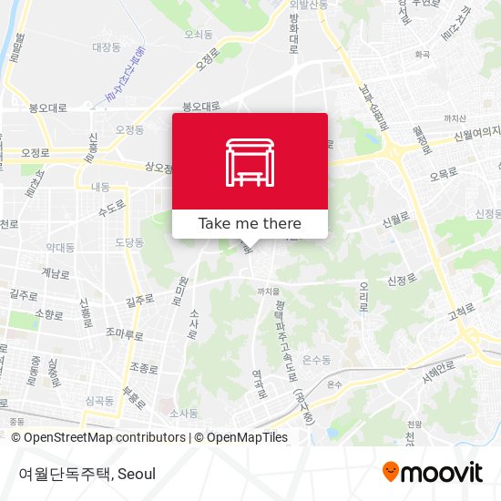 여월단독주택 map