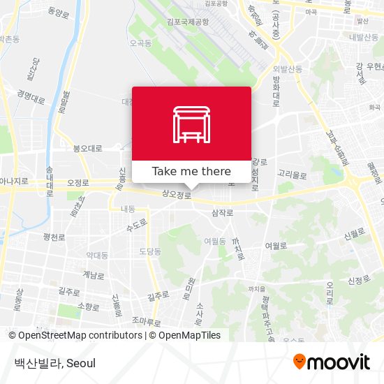 백산빌라 map