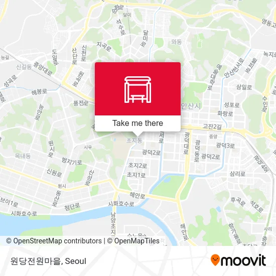 원당전원마을 map
