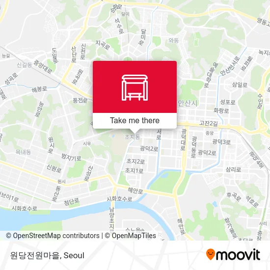 원당전원마을 map