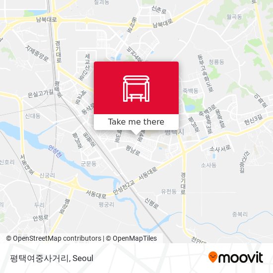 평택여중사거리 map