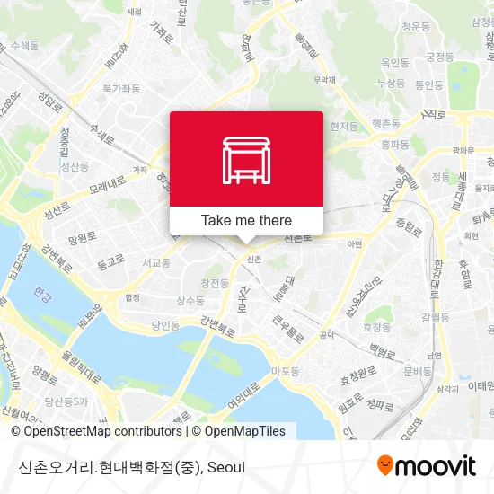신촌오거리.현대백화점(중) map