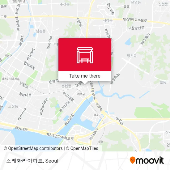 소래한라아파트 map