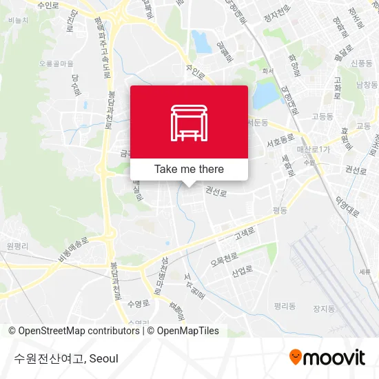 수원전산여고 map