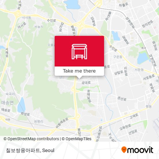 칠보쌍용아파트 map