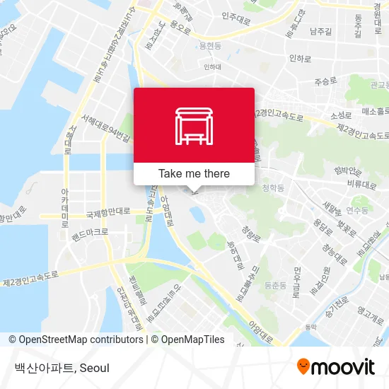 백산아파트 map