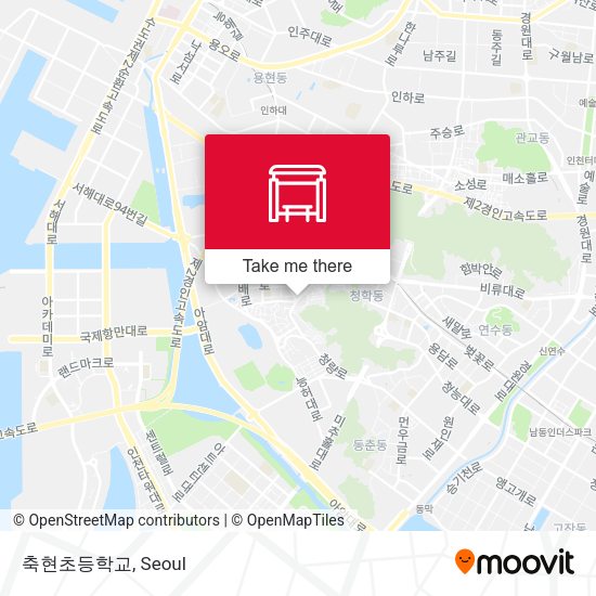 축현초등학교 map