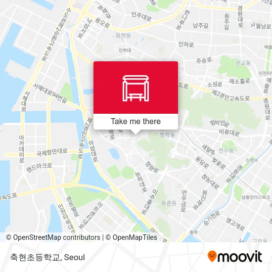 축현초등학교 map