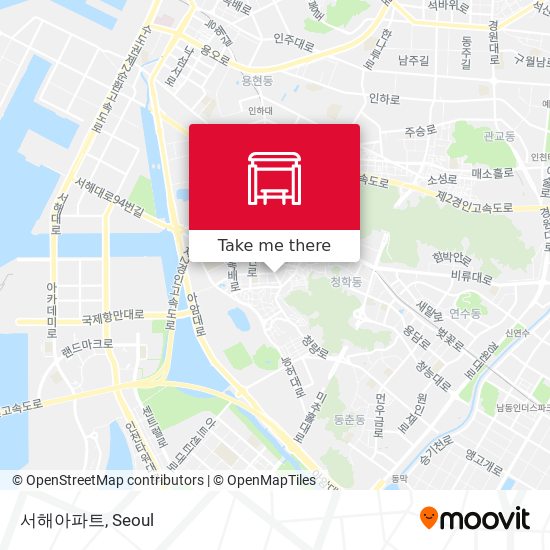 서해아파트 map