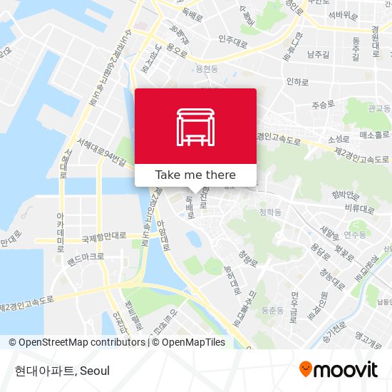 현대아파트 map