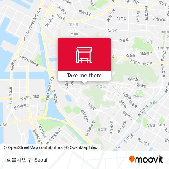 호불사입구 map