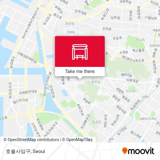 호불사입구 map