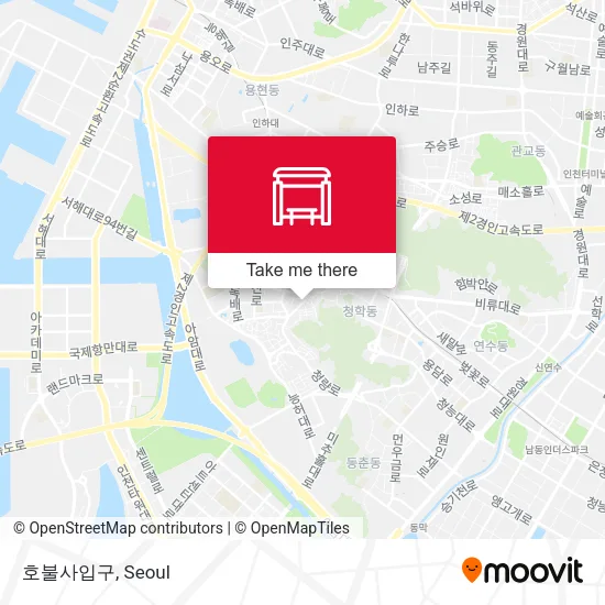 호불사입구 map