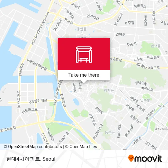 현대4차아파트 map