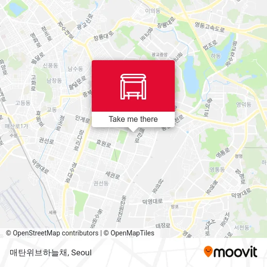 매탄위브하늘채 map