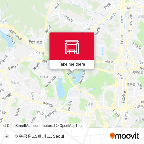 광교호수공원.스텝파크 map