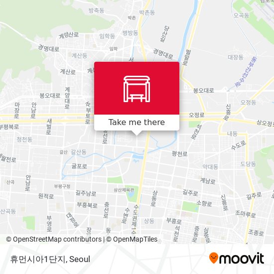 휴먼시아1단지 map