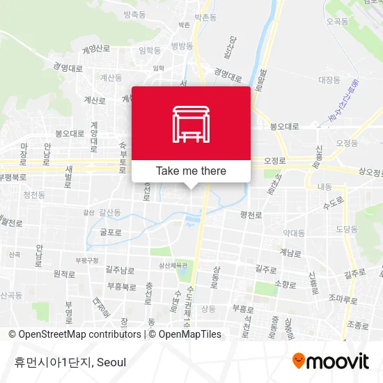 휴먼시아1단지 map