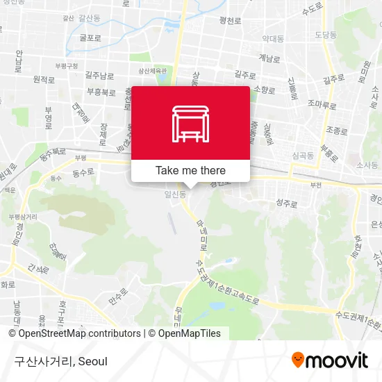 구산사거리 map