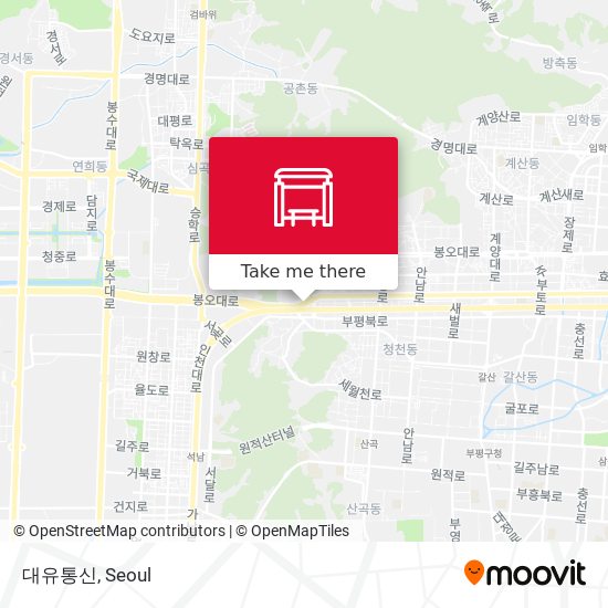 대유통신 map