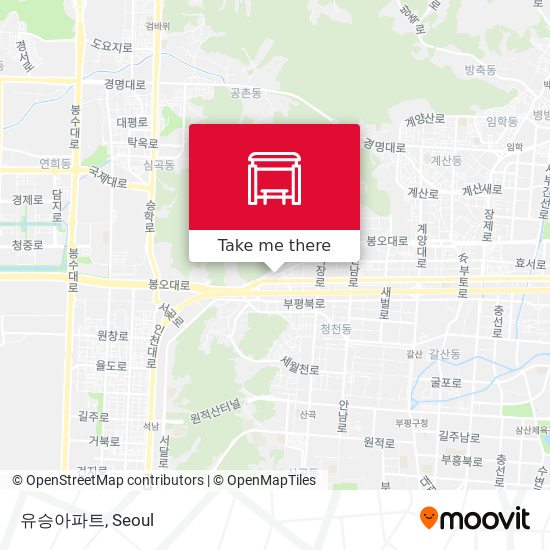 유승아파트 map