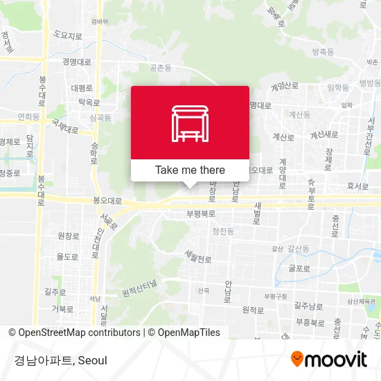 경남아파트 map
