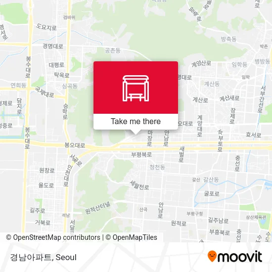 경남아파트 map