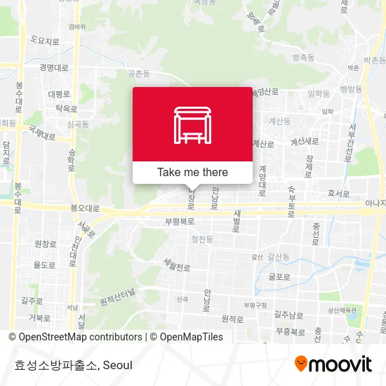 효성소방파출소 map