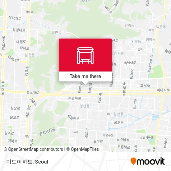 미도아파트 map