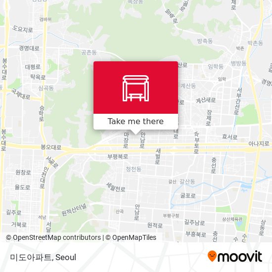 미도아파트 map