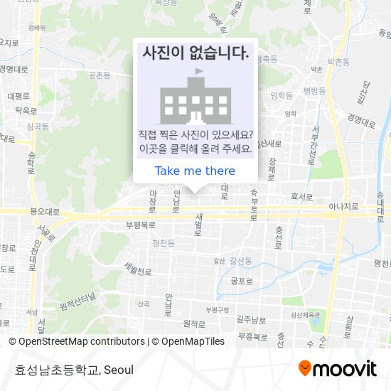 효성남초등학교 map