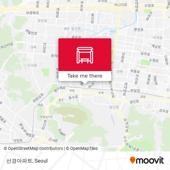 선경아파트 map