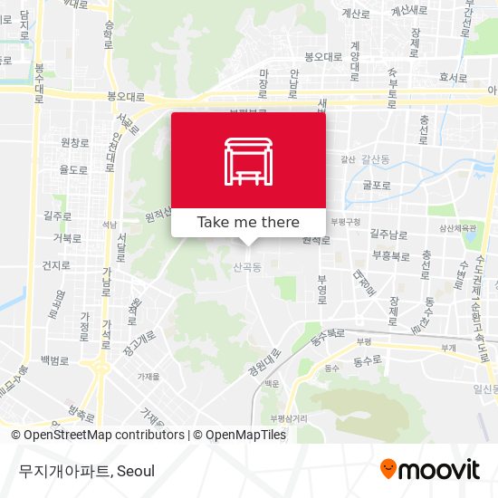 무지개아파트 map