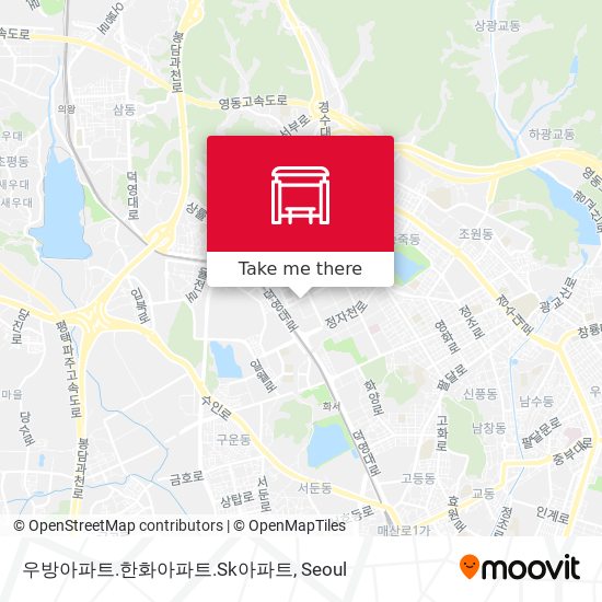 우방아파트.한화아파트.Sk아파트 map